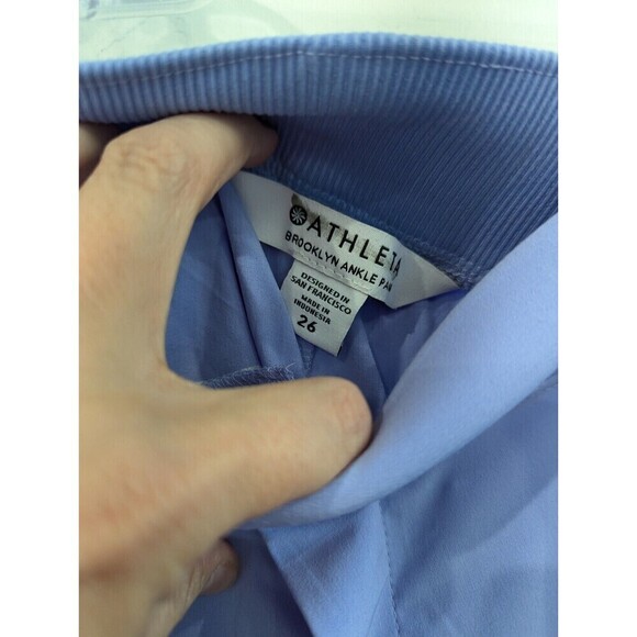 Athleta Brooklyn Ankle Pant Plus Size 26 Blue Periwinkle - Picture 10 of 16